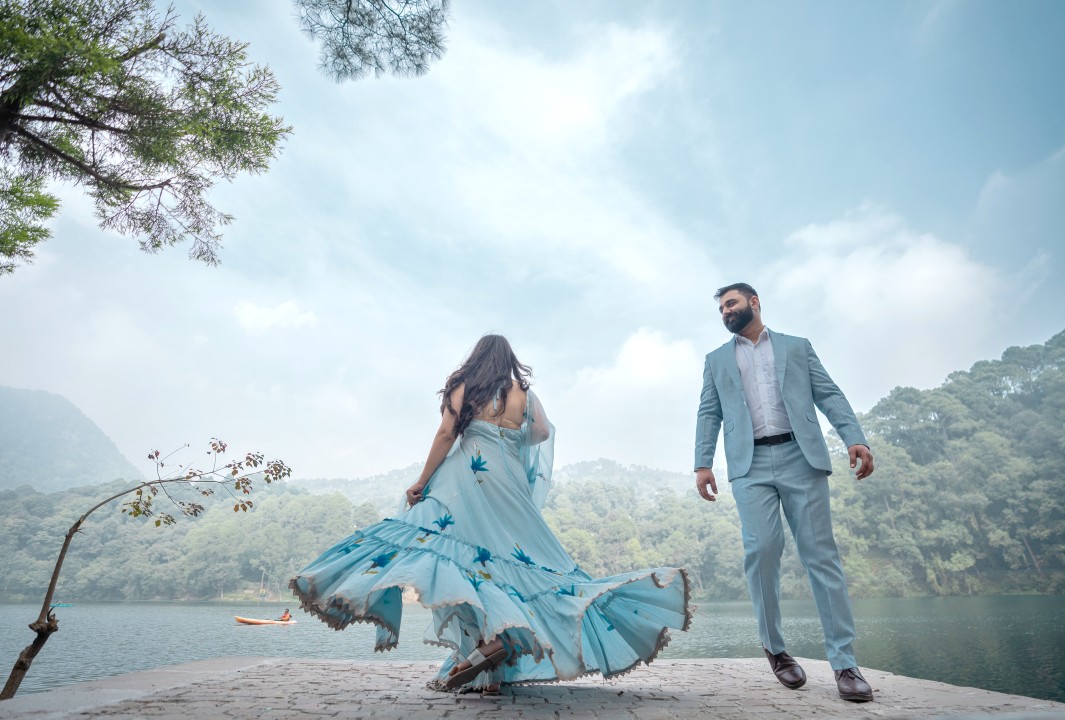 stylized wedding shoot